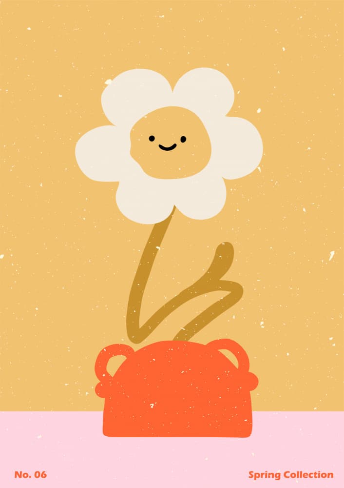 Spring Flower #06 by NKTN — canvas wall art