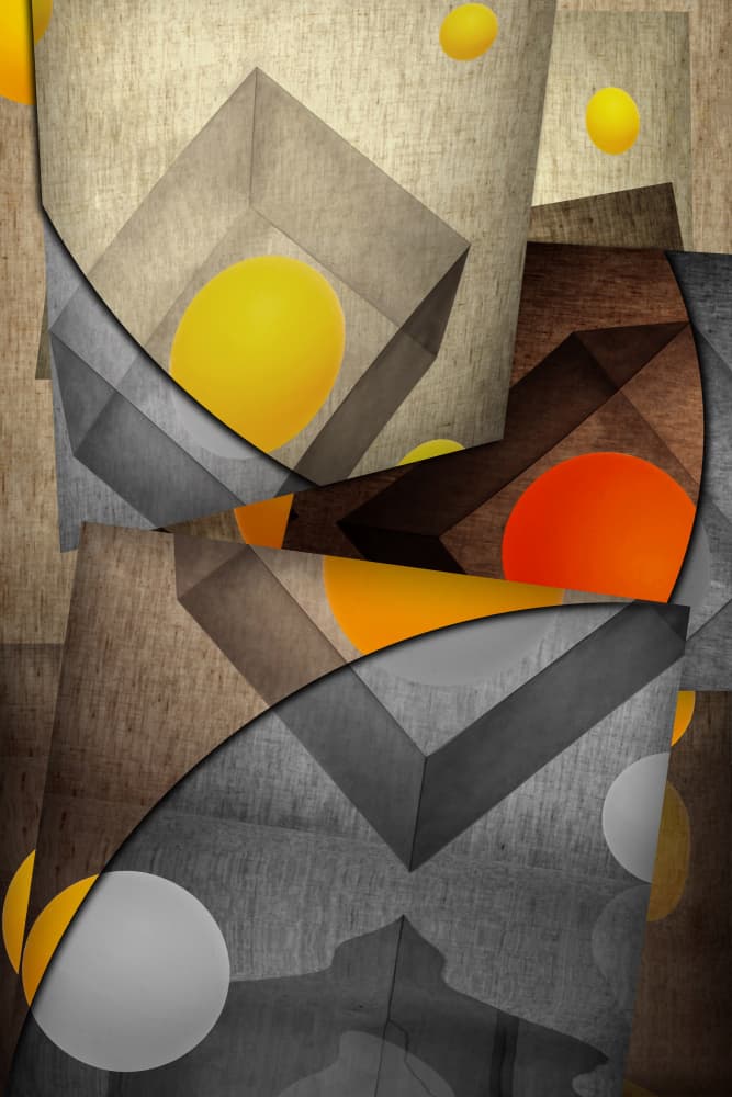 Dynamic Geometric Spheres by Brig Barkow — canvas wall art