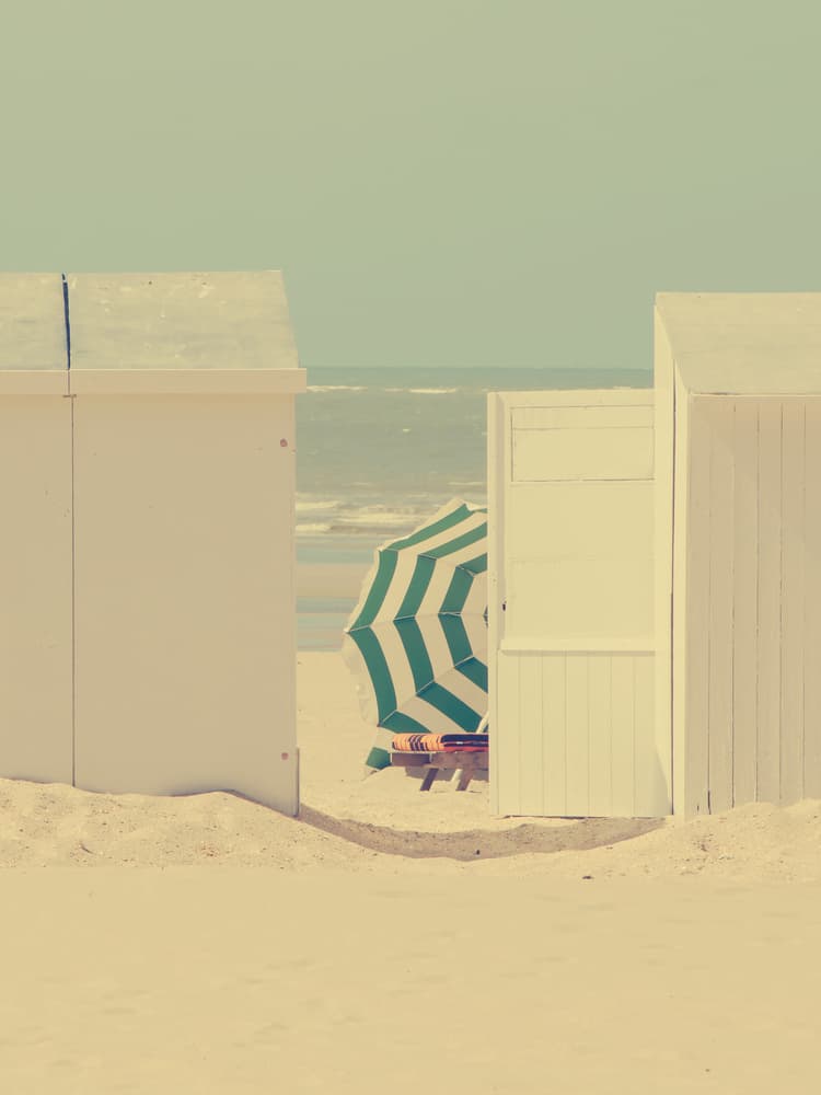 Vintage Beach Escape by Massimo Della Latta — canvas wall art