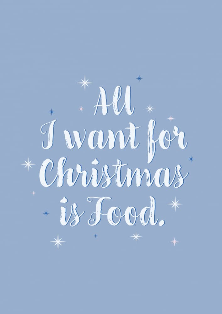 Festive Food Wish by Prints by Ayleen — canvas wall art