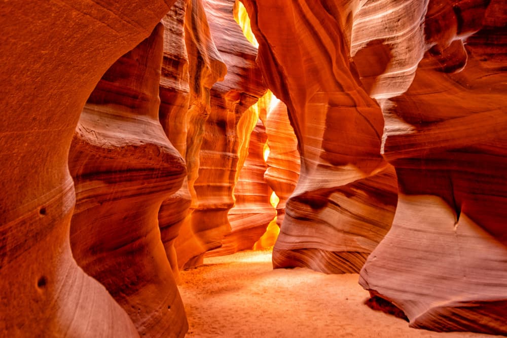Slot Canyon Glow by Andrea Izzotti — canvas wall art