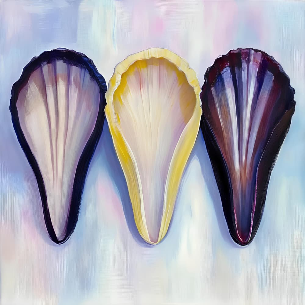 Elegant Floral Forms by Avanesova Elena — canvas wall art