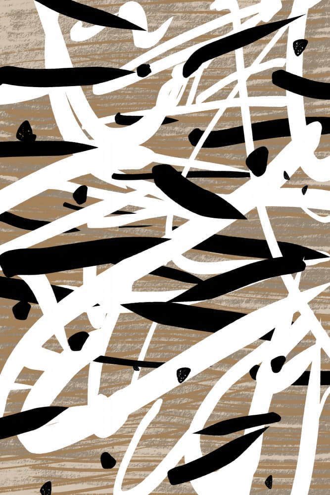 Dynamic Abstract Strokes by Simona Gocan — canvas wall art