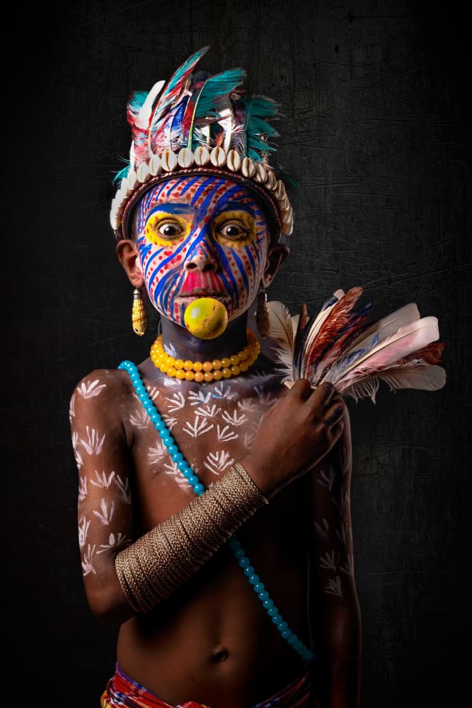 Vibrant African Child by Prithul Das — canvas wall art