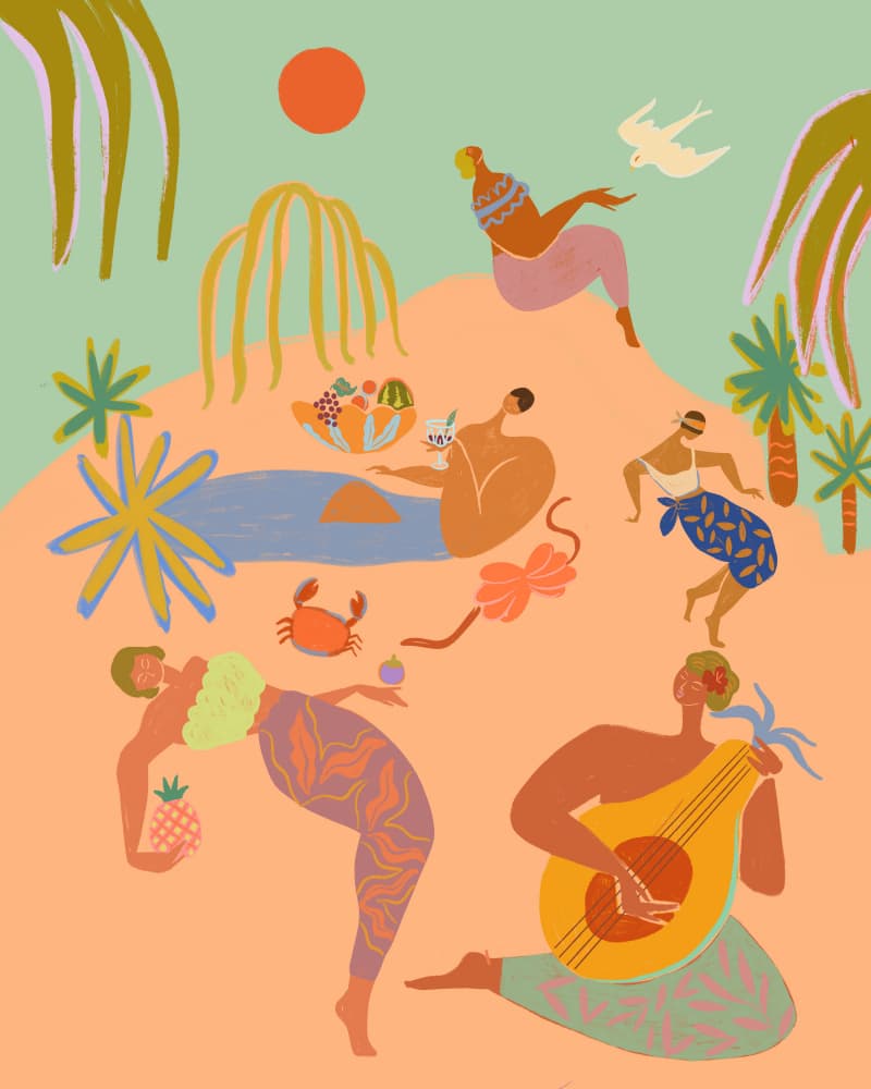 Vacation by Arty Guava — canvas wall art