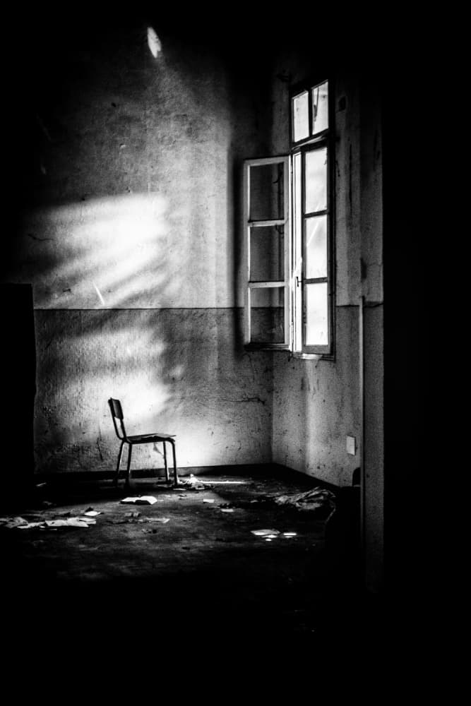 Lonely Room Chair by Traven Milovich — canvas wall art