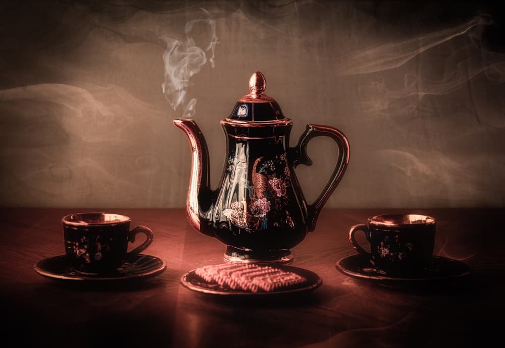Steaming Tea Time by Rob Ryan — canvas wall art