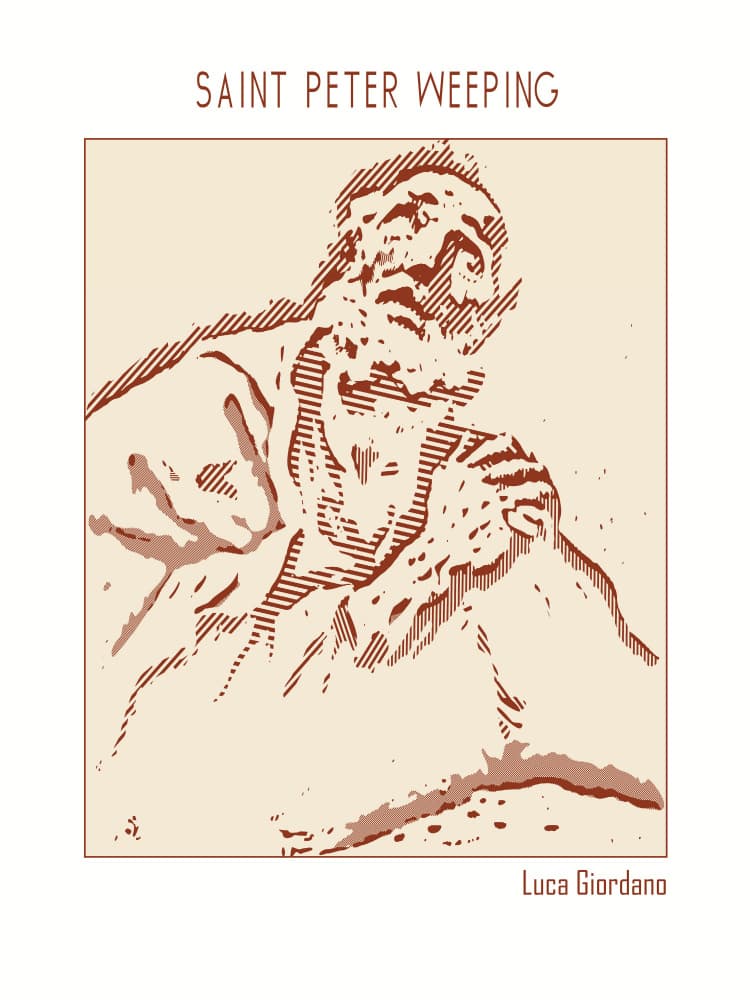 Saint Peter Weeping by Doa Project — canvas wall art