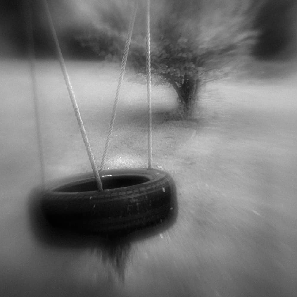 Dreamy Tire Swing by Marco Antonio Cobo — canvas wall art
