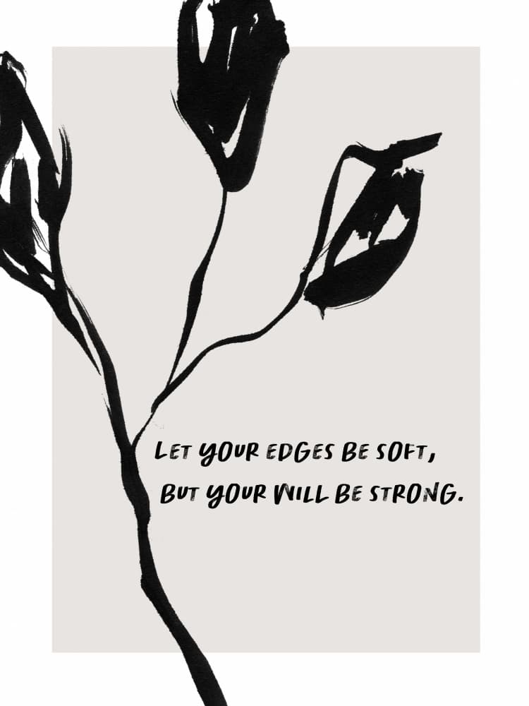 Soft Edges, Strong Will by Treechild — canvas wall art