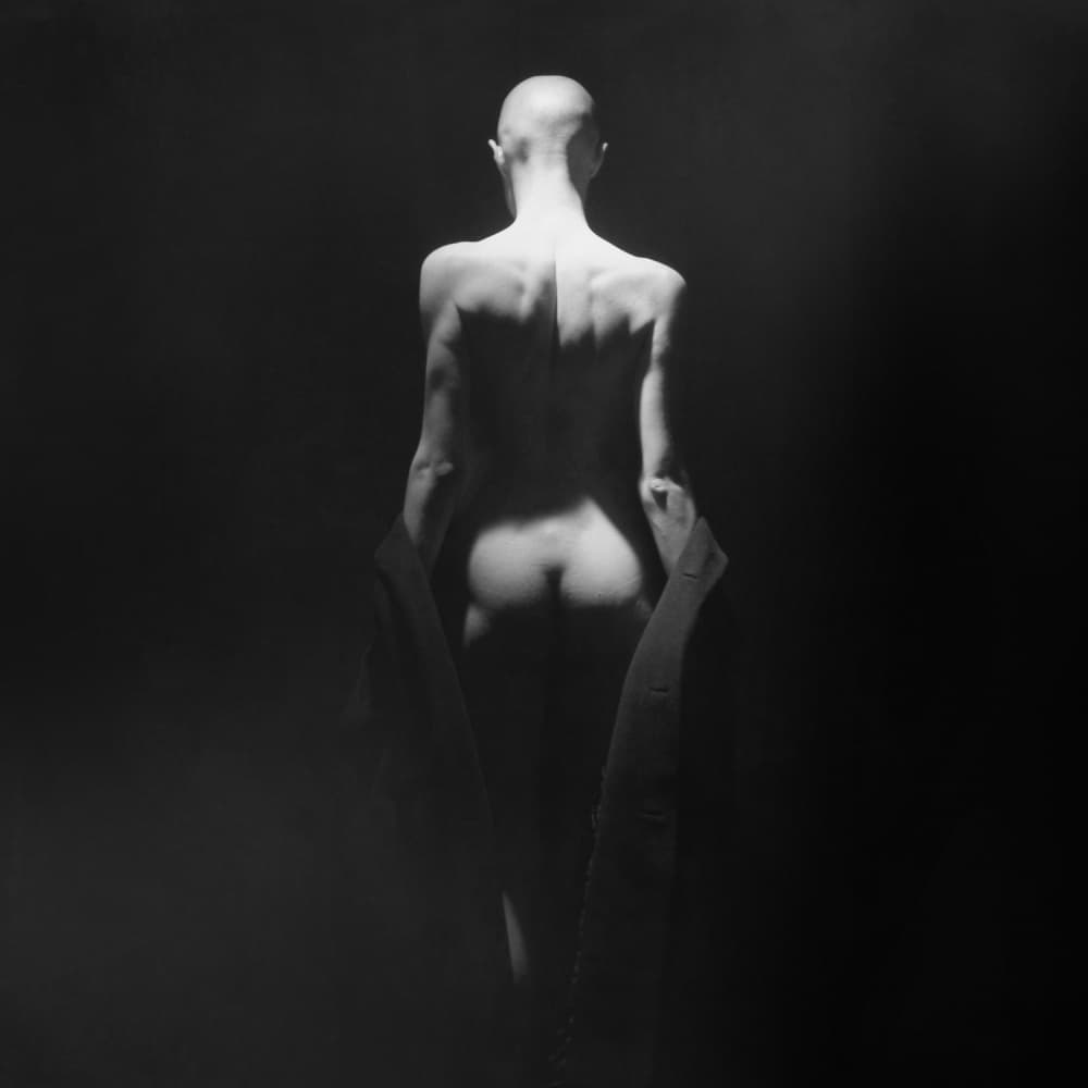 Monochrome Nude Back by Yaroslav Vasiliev-Apostol — canvas wall art
