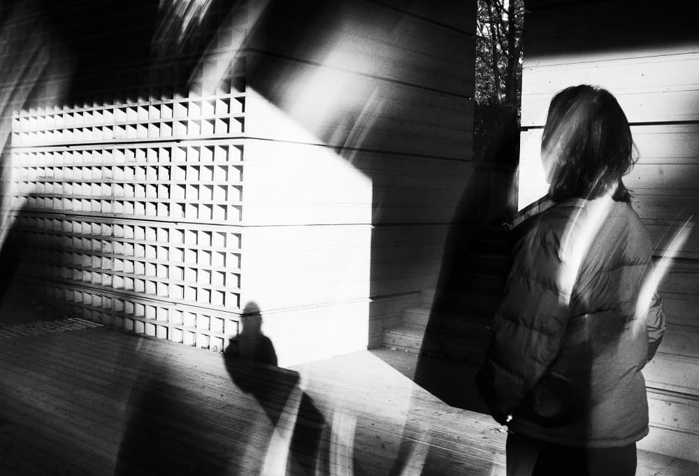 Child in Abstract Light by Mi Young Choi — canvas wall art