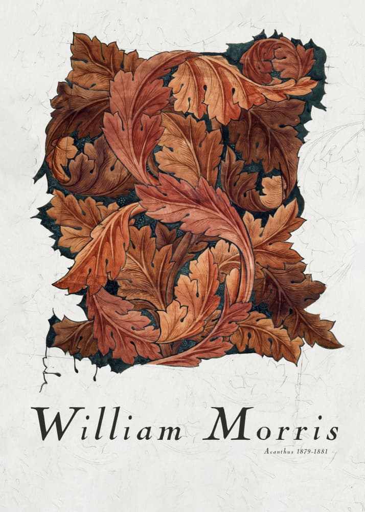 Acanthus by William Morris — canvas wall art