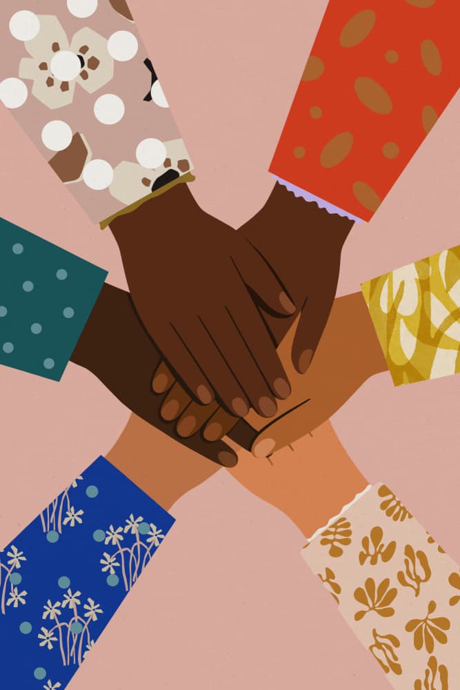 Strongtogether by Treechild — canvas wall art