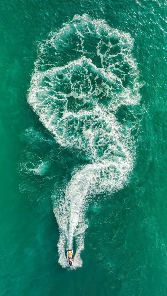 Turquoise Water Jet Ski by Ido Meirovich — canvas wall art