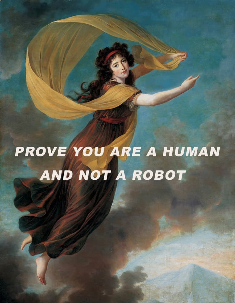 Floating Woman Human Proof by The Art Concept — canvas wall art