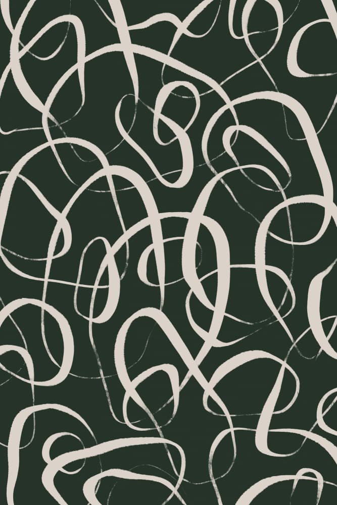 Whirling Lines by Treechild — canvas wall art