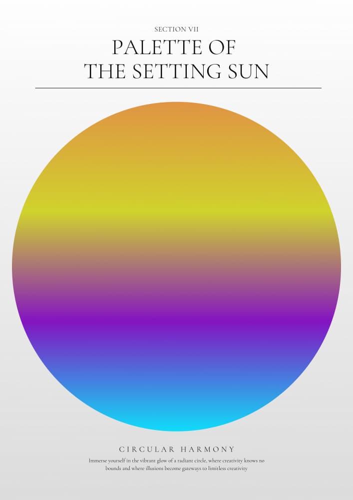 Setting Sun Harmony by RS LAB STUDIO — canvas wall art