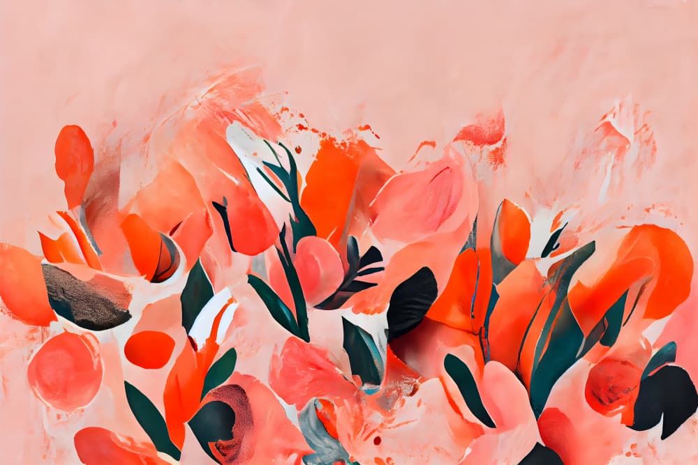 Coral Dance by Treechild — canvas wall art