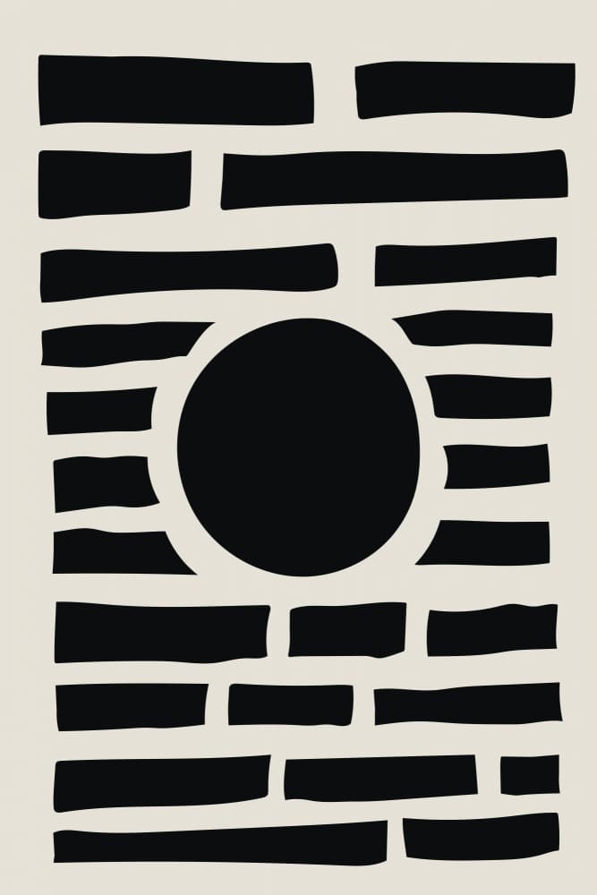 Abstract Sun Lines by jay stanley — canvas wall art