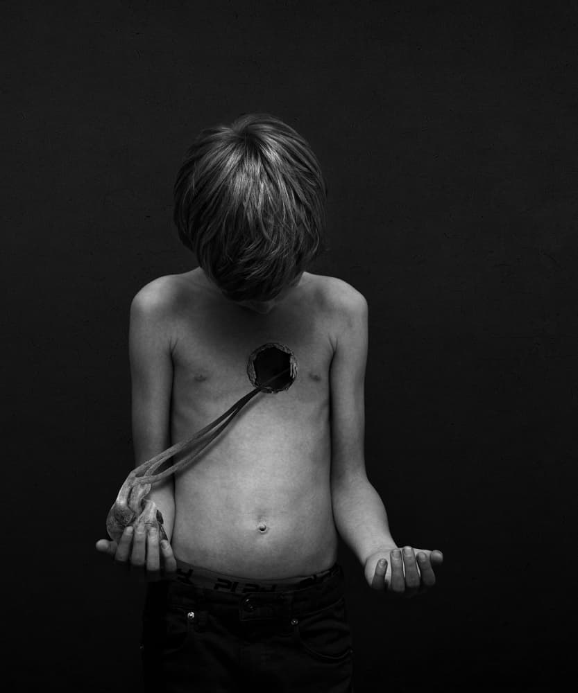 Empty Heart Boy by Johan Lilja — canvas wall art