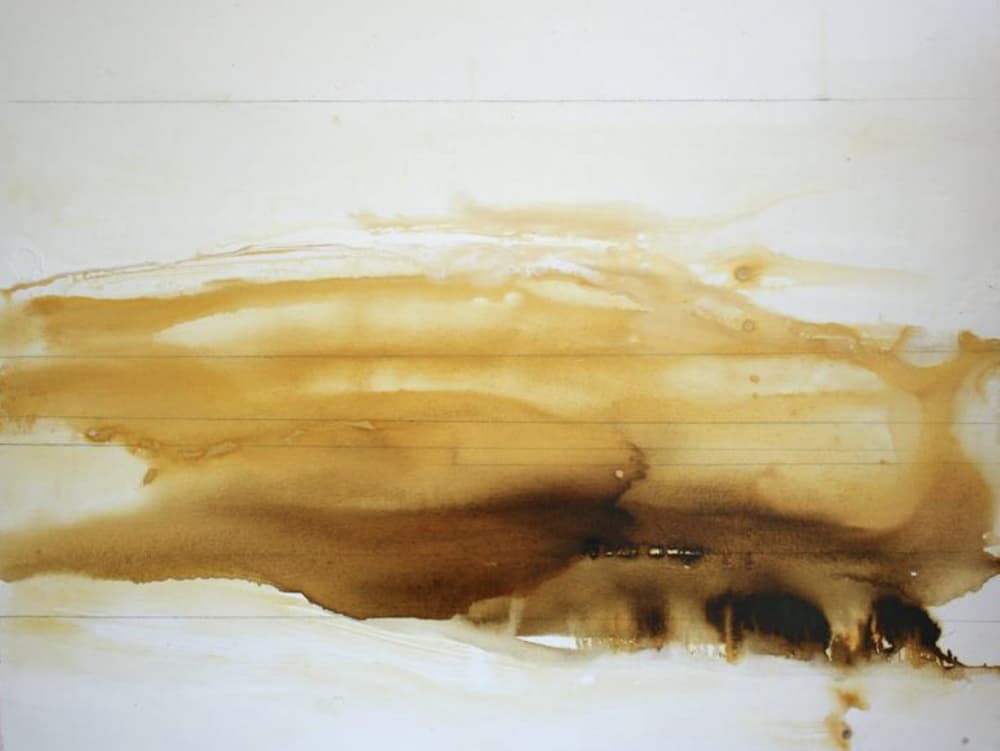 Earthy Abstract Landscape by Deb Chaney — canvas wall art