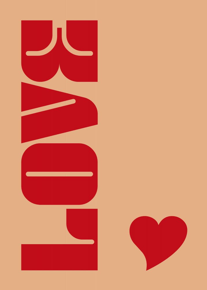 Red Love Heart by Andreas Magnusson — canvas wall art