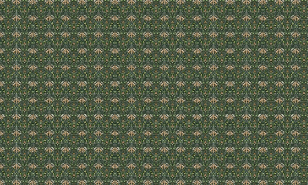 Art Deco Green Pattern by Josie George — canvas wall art