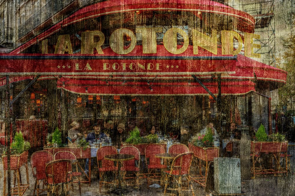 Classic Parisian Cafe by Isabelle DUPONT — canvas wall art