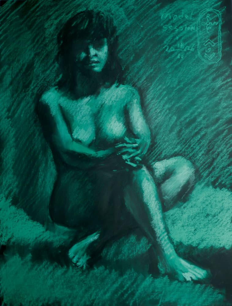 Model Session - 18-04-26 - 1 by Corné Akkers — canvas wall art