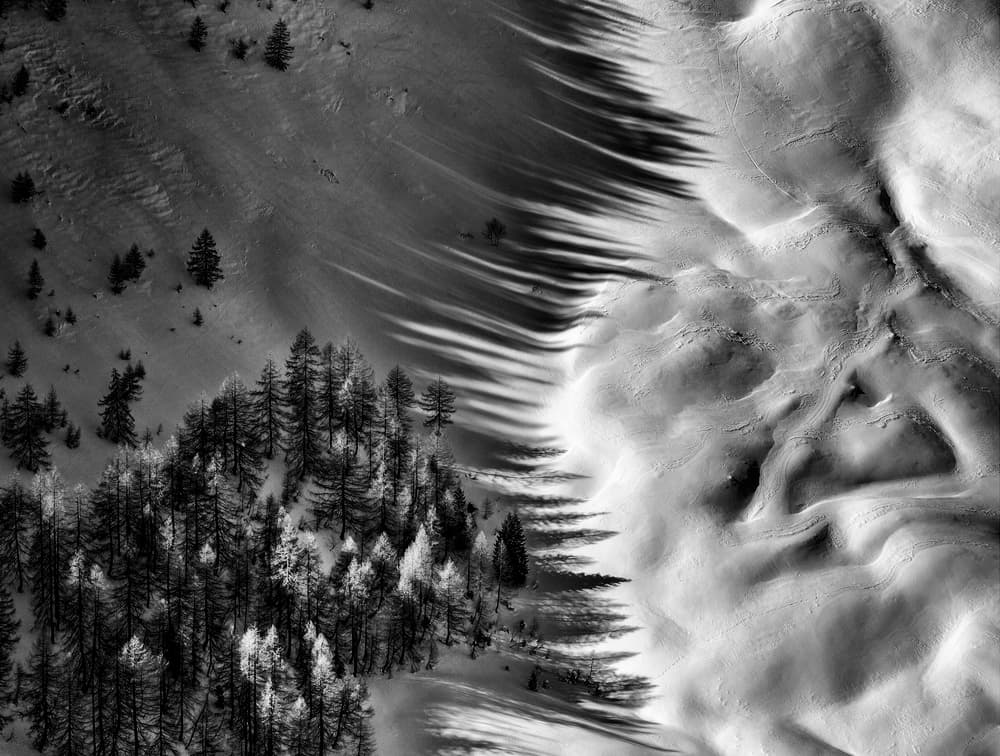 Winter Shadow Play by Aleš Klabus — canvas wall art