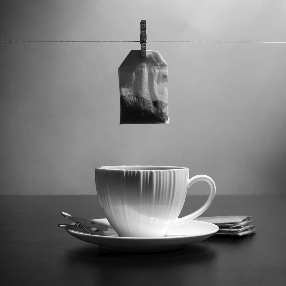 Hanging Tea Ritual by Victoria  Glinka — canvas wall art