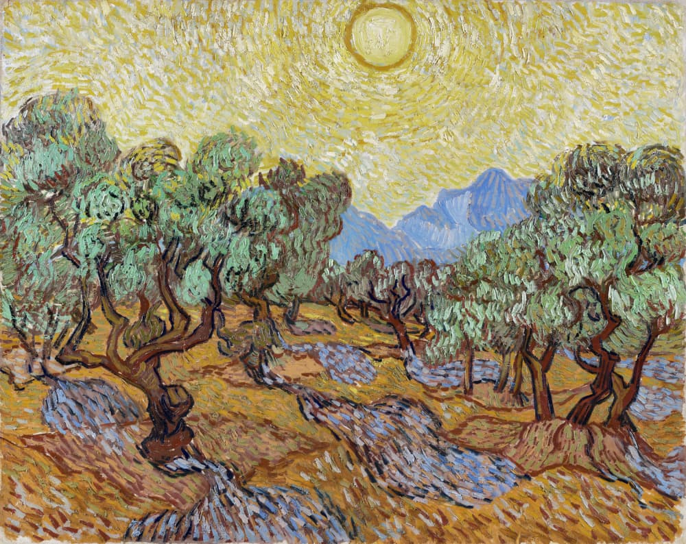 Vincent Van Gogh's Olive Trees (1889) by Vincent Van Gogh — canvas wall art