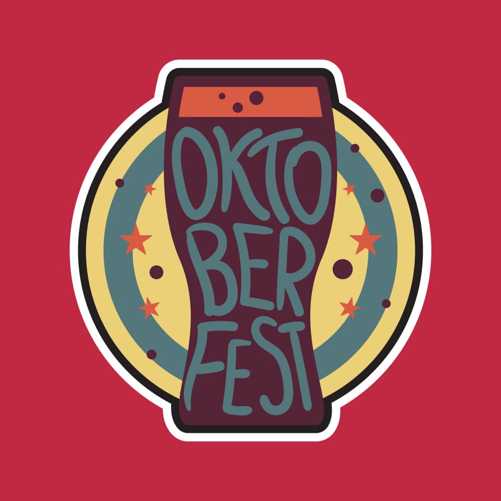 Oktoberfest Beer Festival by Marika Barsrsind — canvas wall art