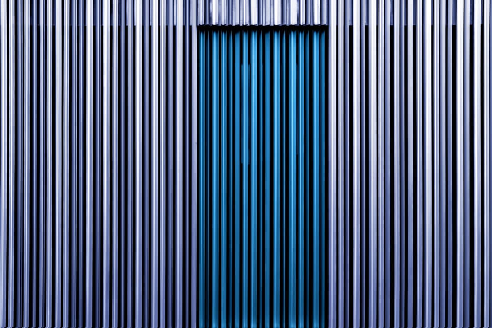Vibrant Blue Gateway by Jois Domont ( J.L.G.) — canvas wall art