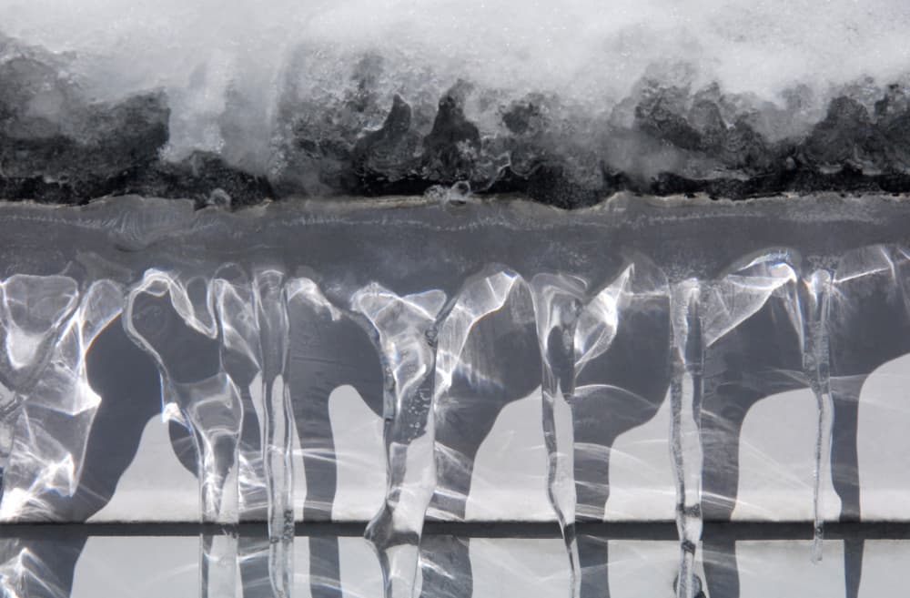 Sunlit Winter Icicles by Andre Pelletier — canvas wall art