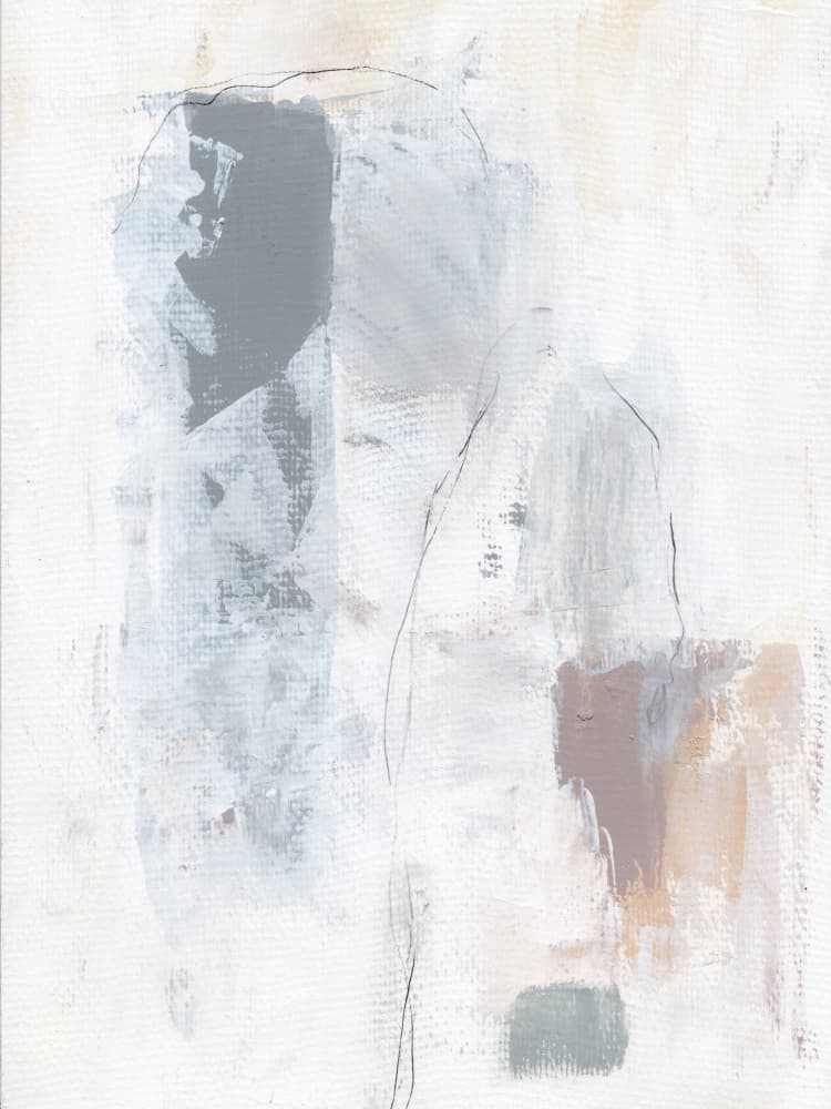 Serene Abstract Layers by Nikita Jariwala — canvas wall art
