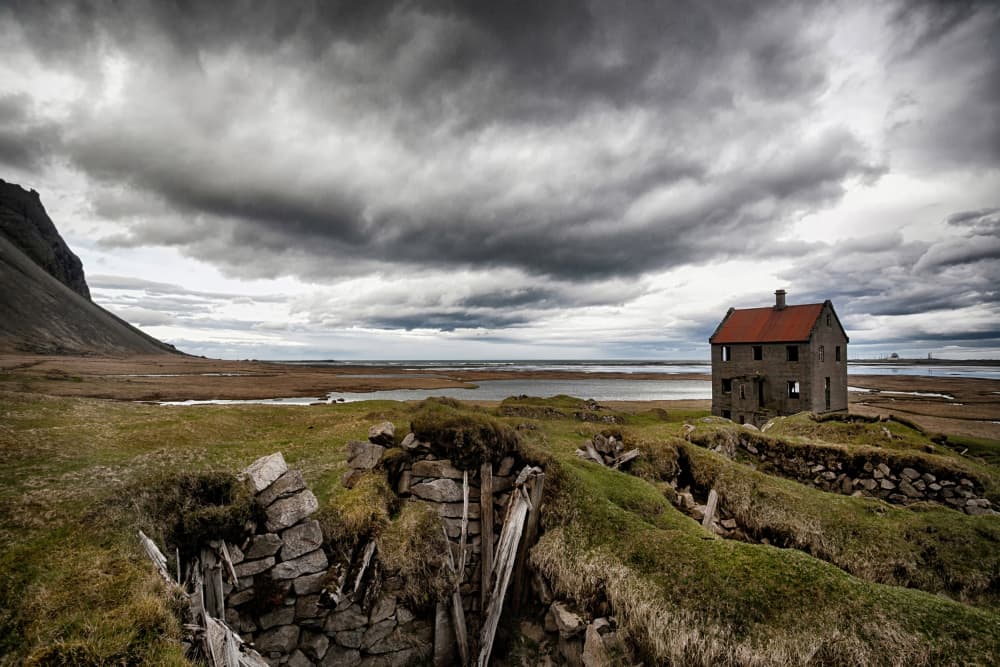 Desolate Coastal Home by Þorsteinn H. Ingibergsson — canvas wall art