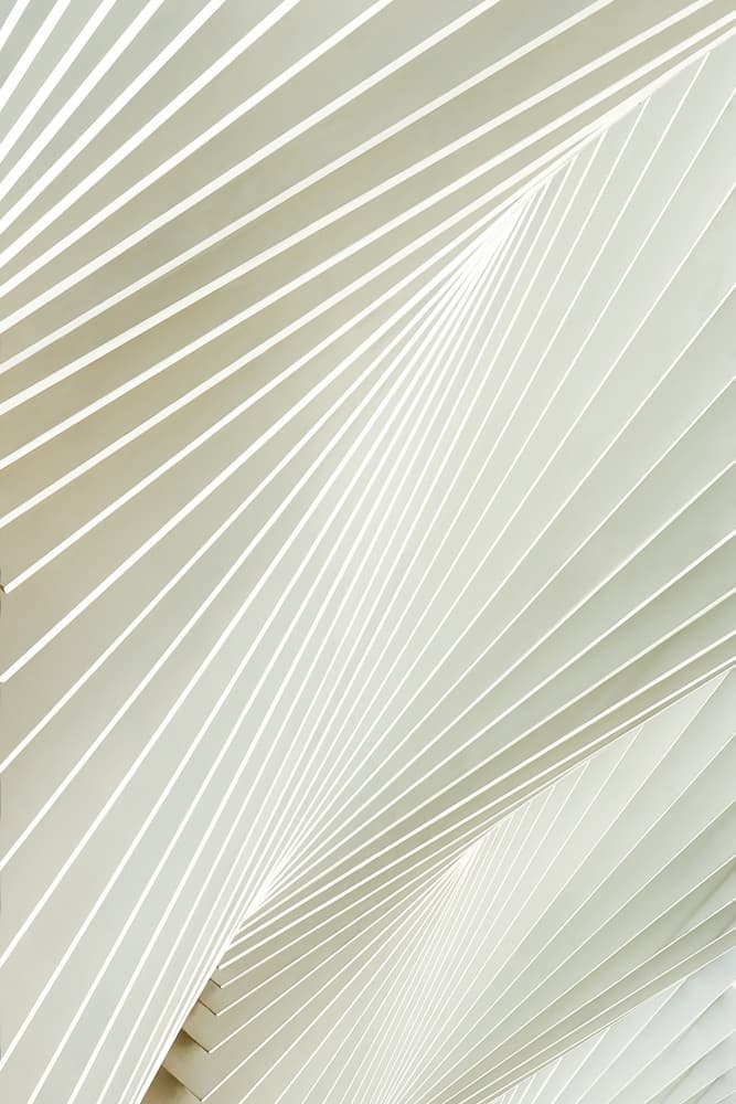 Modern Geometric Lines by Ulrike Leinemann — canvas wall art