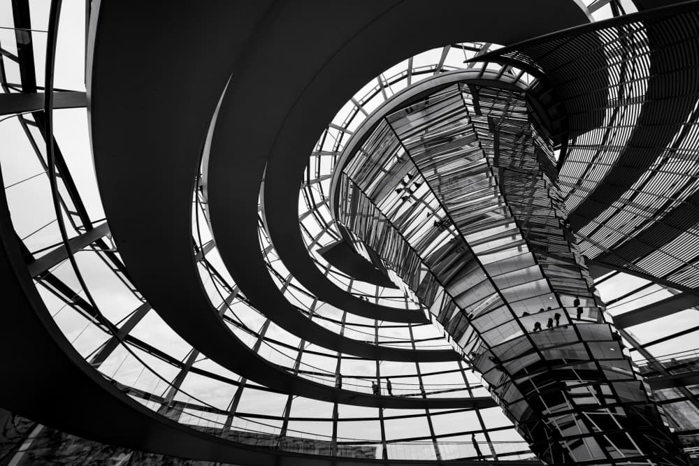 Reichstag Glass Dome by Marco Tagliarino — canvas wall art