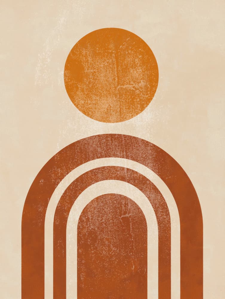 Desert Sun Arches by Imaginative — canvas wall art