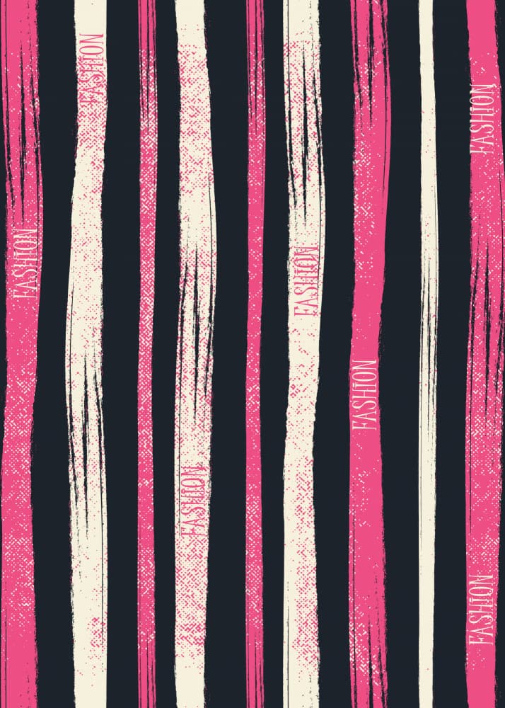 Fashion Grunge Stripes by Olena Kovalova — canvas wall art