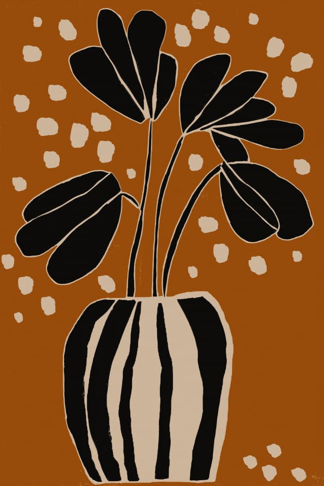 Ochre Still Life No 4 by Treechild — canvas wall art