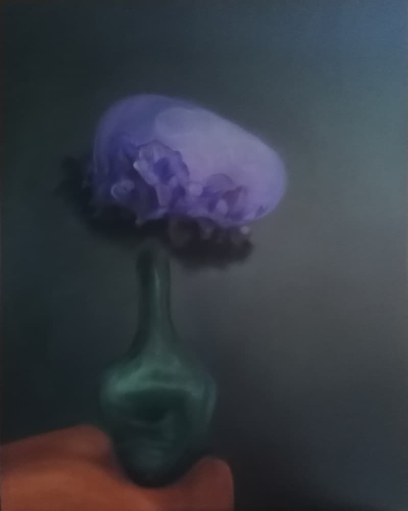 Mysterious Purple Bloom by Stefano Mazzolini — canvas wall art