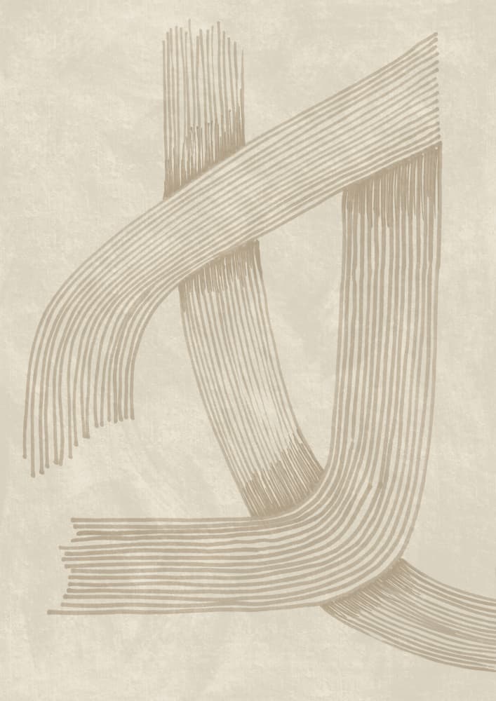 Flowing Beige Lines