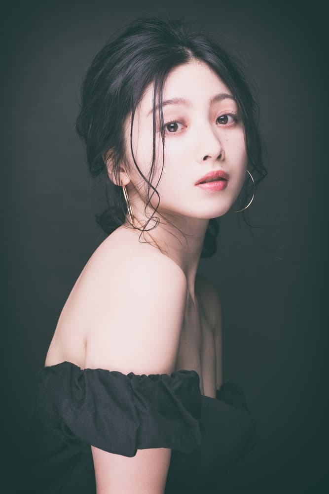 Elegant Woman In Black by Daisuke Kiyota — canvas wall art