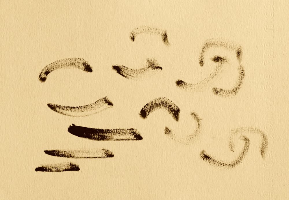 Abstract Ink Strokes by Santhosh ch — canvas wall art