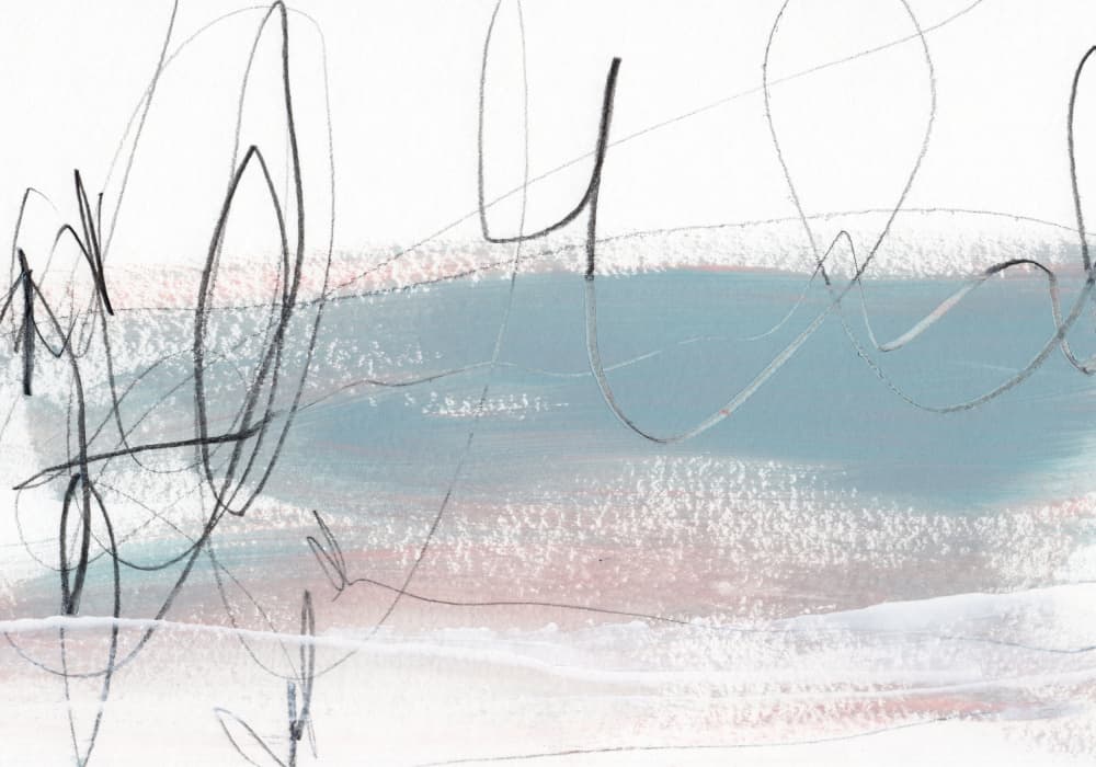 Modern Pastel Lines by uplusmestudio — canvas wall art