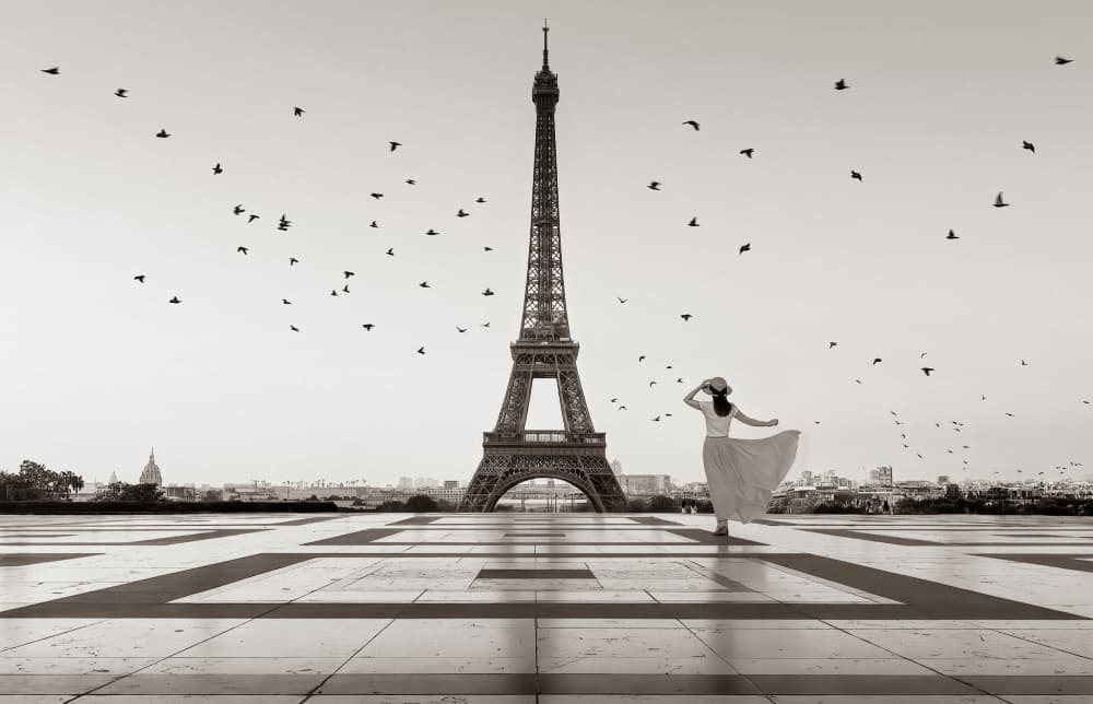 Parisian Elegance by Kenneth-Wei Zeng — canvas wall art