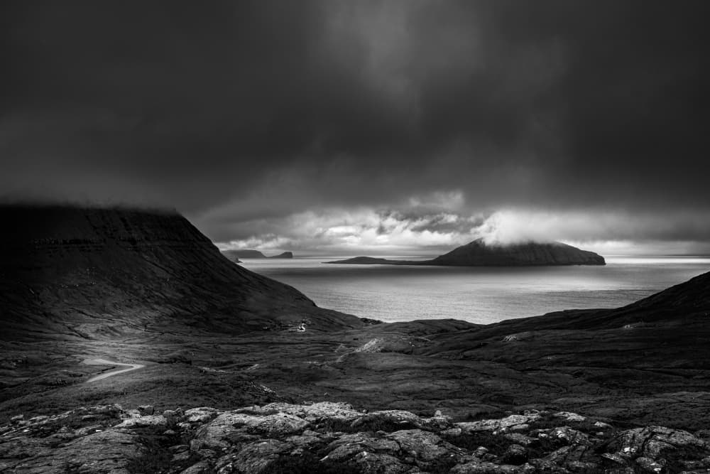 Moody Island Landscape by Greetje van Son — canvas wall art